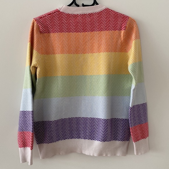 ⬇️ PRICE DROP ⬇️ Frankie’s Melbourne - Rainbow Striped Knit Jumper - Picture 3 of 10